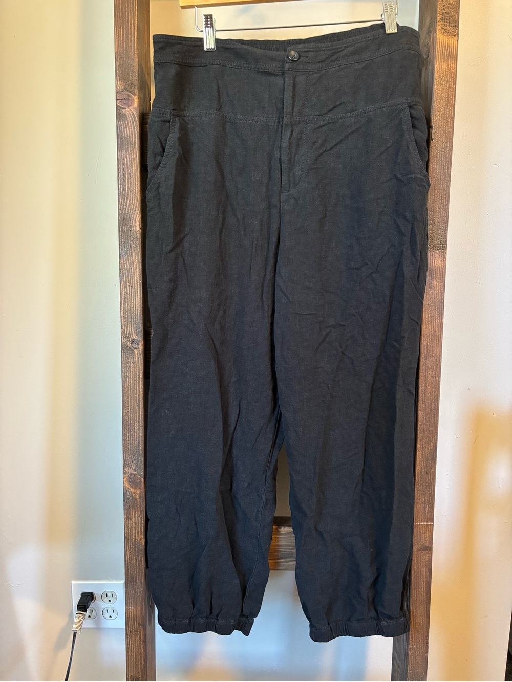 Anthropologie Linen Blend Pants - Size 14